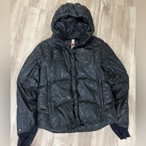 KRU Women’s Classic Hooded Black Puffer Jacket